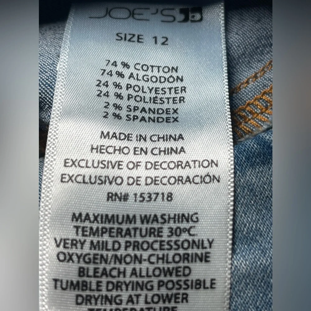 Girls Joe's Jegging Jeans Size 12 - Picture 4 of 10